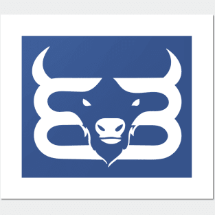 Built in Buffalo White Logo Posters and Art